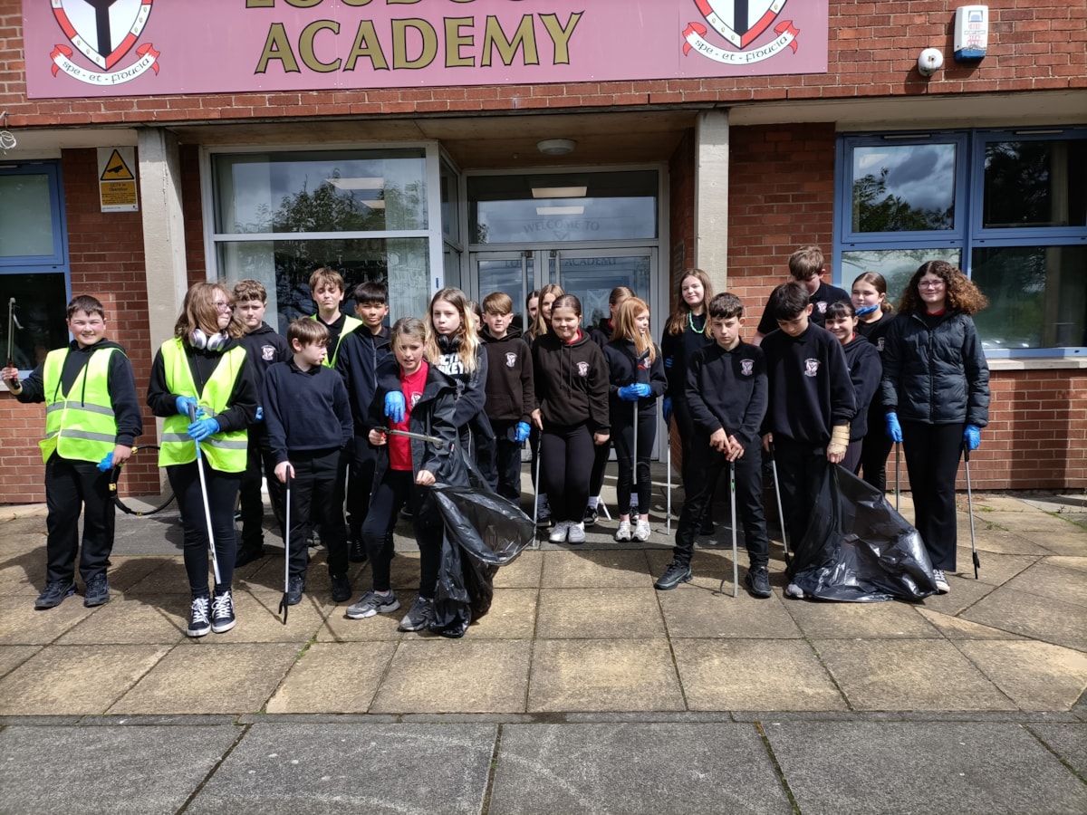 Lunchtime litter pickers