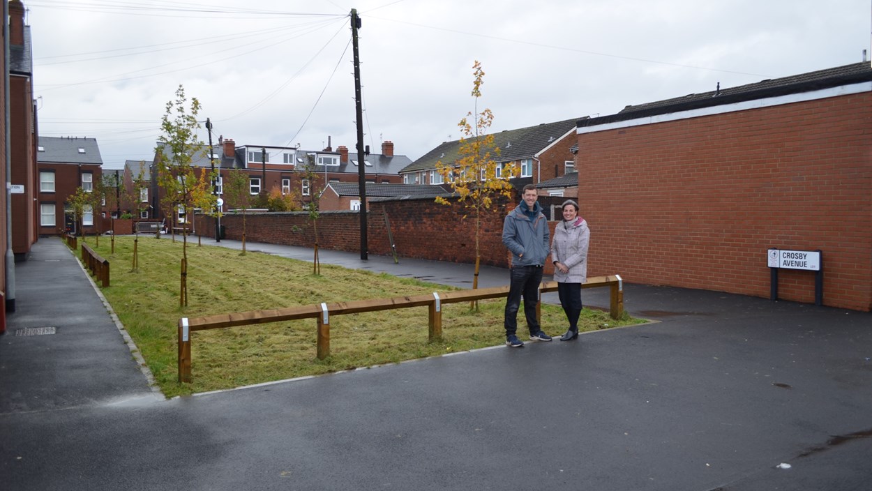 New grass road - Crosby Ave & Cllr Hayden