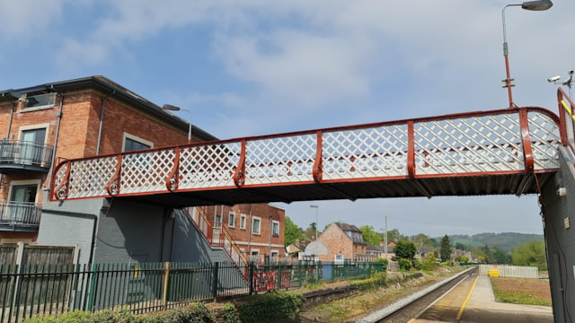 Upgrades completed to Duffield station footbridge, Network Rail (3): Upgrades completed to Duffield station footbridge, Network Rail (3)