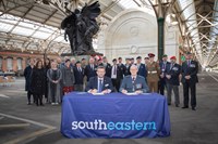 Southeastern celebrates and commemorates the role of Armed Forces veterans: Signing the Armed Forces Covenant - Dover Western Docks station