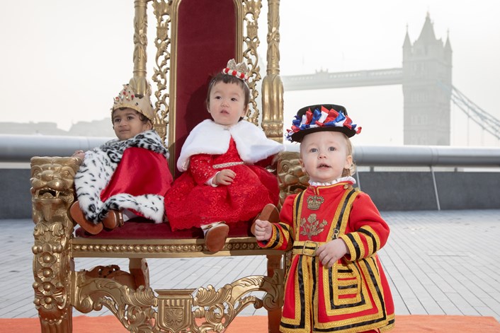 London’s mini ‘infantry’: London babies welcome the royal baby in true regal fashion: London Babies 1