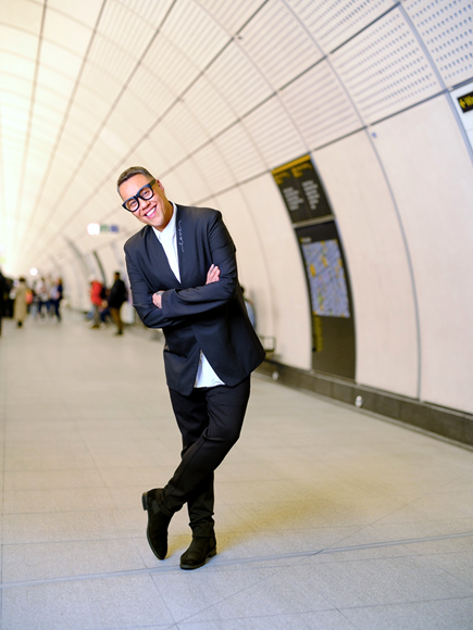 TfL Image - Gok Wan on station platform