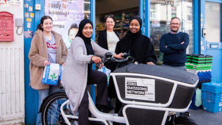 Allen Pharmacy with their cargo bike