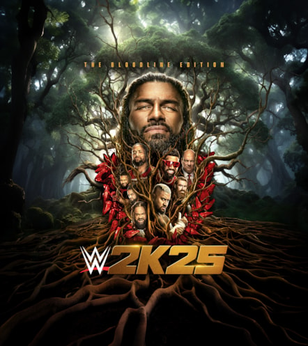 WWE 2K25 Bloodline Edition Key Art