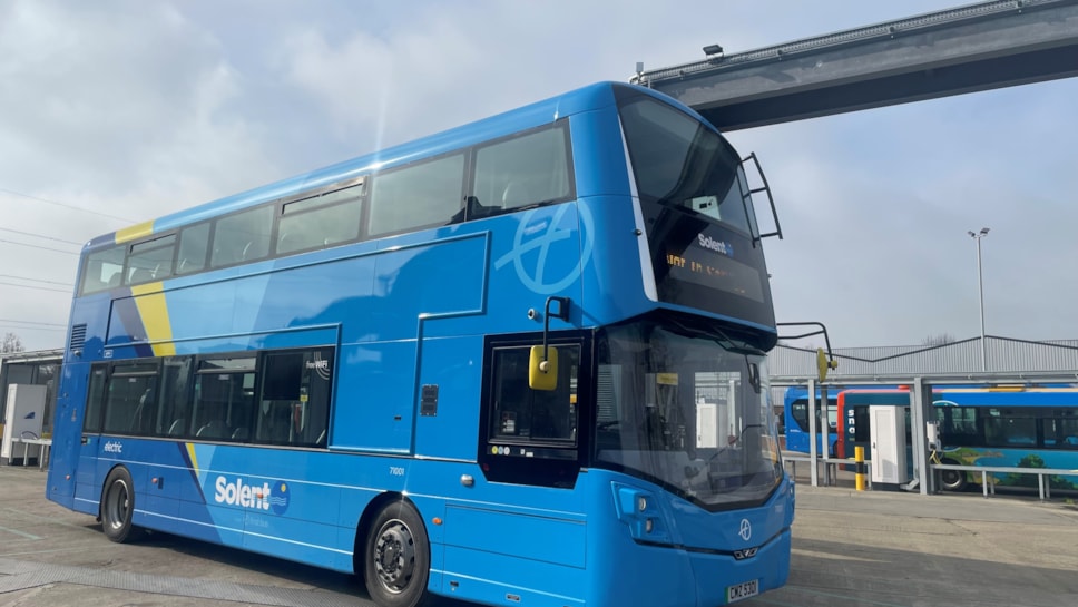 Repower bus at Hoeford depot