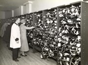 Lost Property Office by Topical Press, 16 Nov 1933 (C) TfL from London Transport Museum's collection: Lost Property Office by Topical Press, 16 Nov 1933 (C) TfL from London Transport Museum's collection