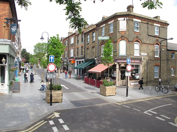 TfL image - Waltham Forest Mini Holland - East Ave, Orford Rd