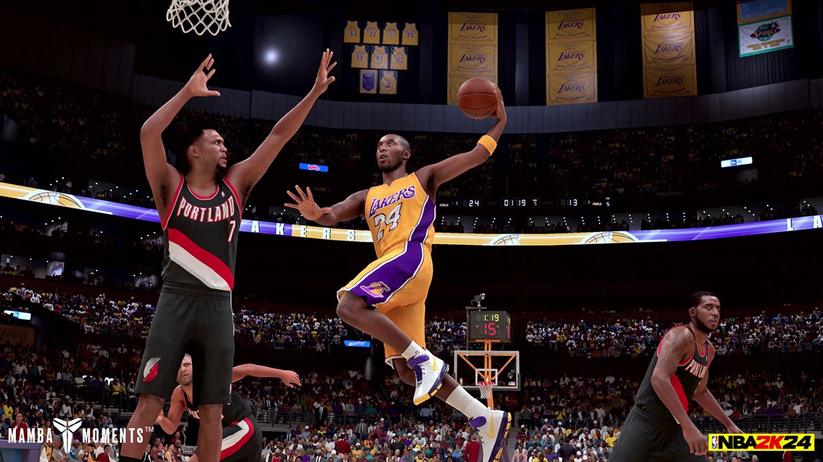 NBA 2K24 MAMBA MOMENTS Mate vs Blazers