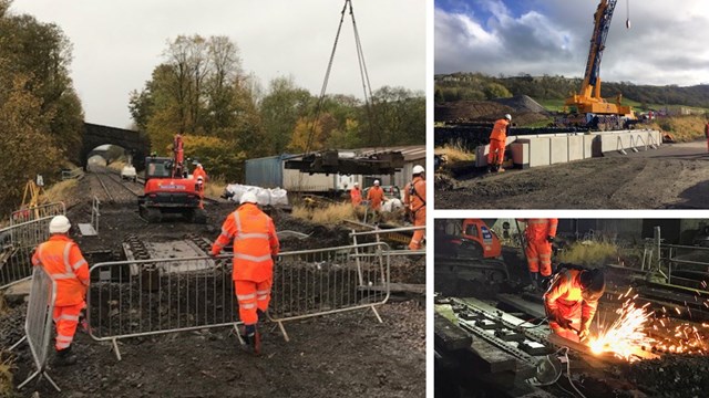 Passengers thanked as Settle to Carlisle line reopens after bridge upgrades: Craven bridge renewals composite