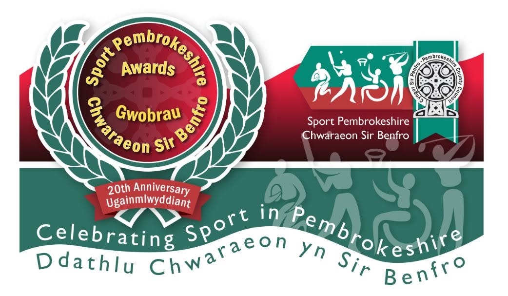Sport Pembs Award logo - Logo Gwobr Chwaraeon Sir Benfro