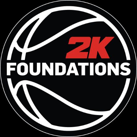 2K Foundations Logo Color Sticker Black