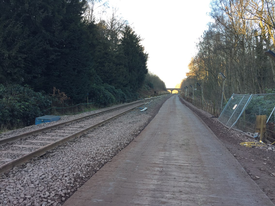 The Settle to Carlisle line which is currently closed as work contiunues
