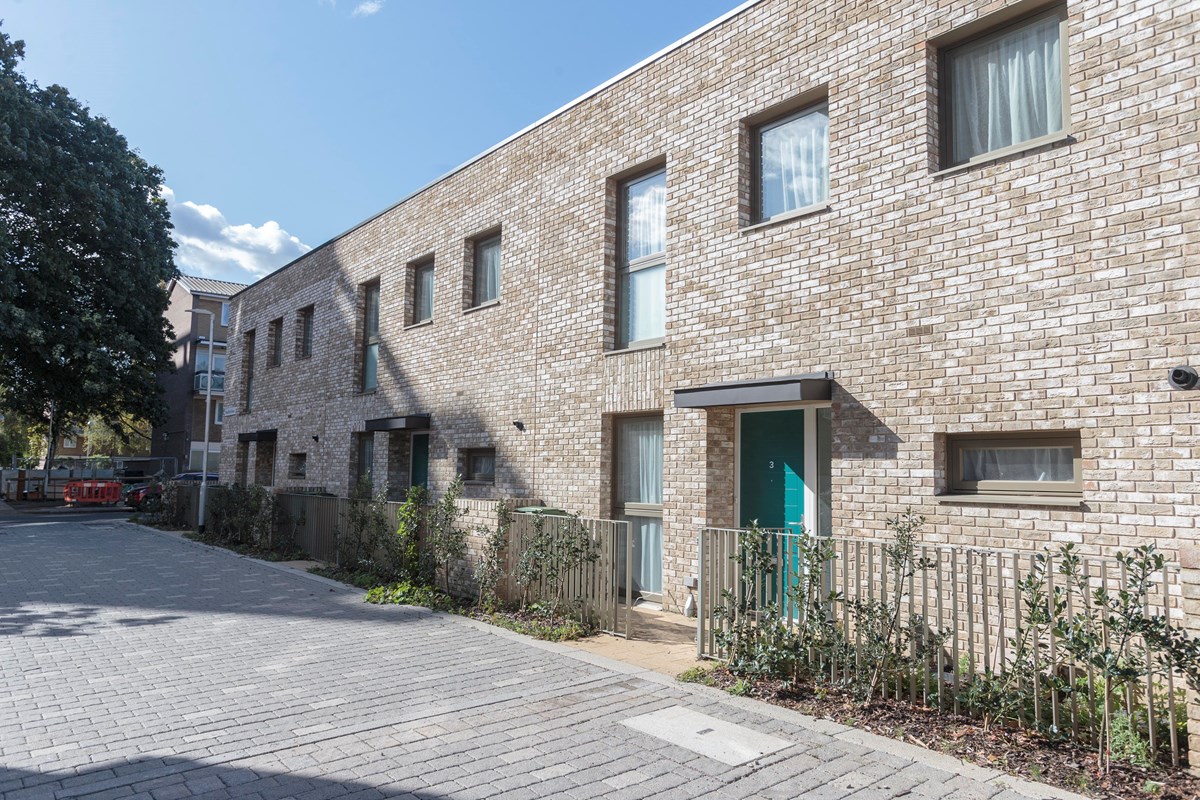 Dover Court new homes - five new council homes built on the site of old garages