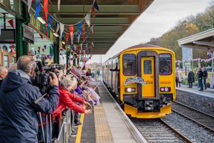 Celebrations in Okehampton as more than 550,000 journeys made in first two years of Dartmoor Line reopening