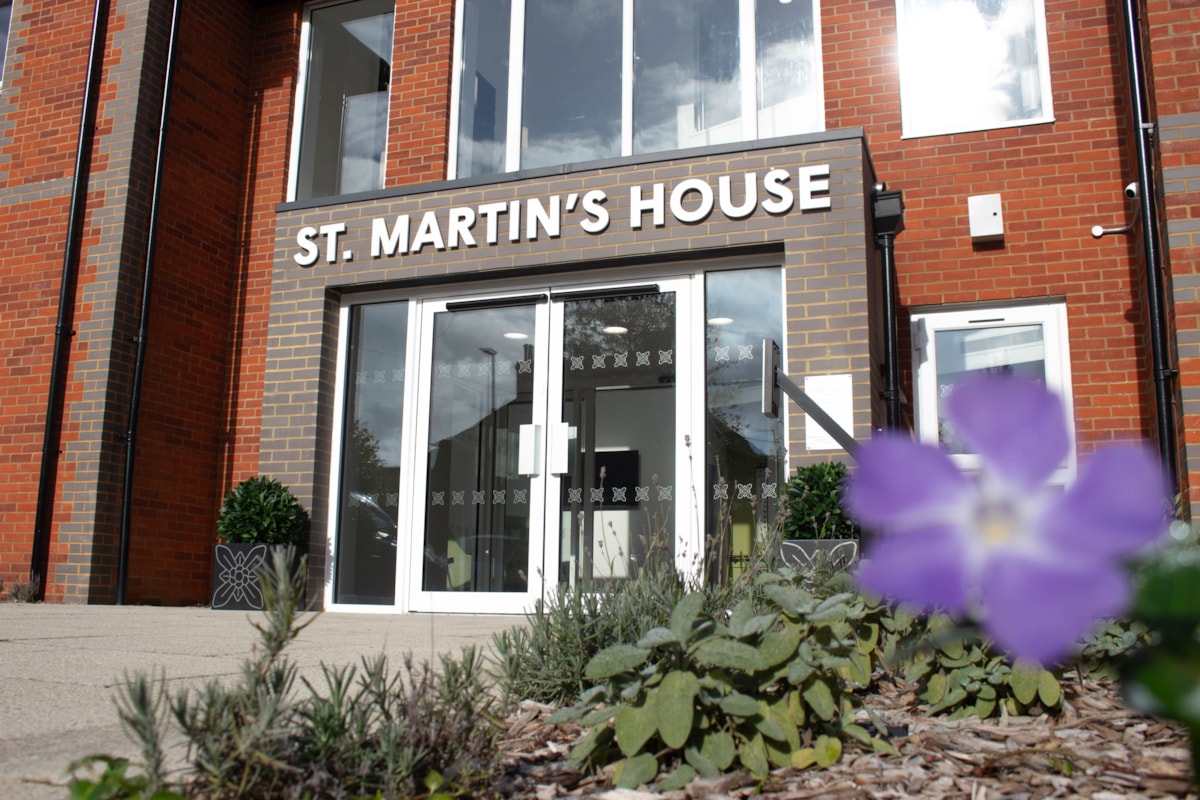 St Martin's House front entrance 2