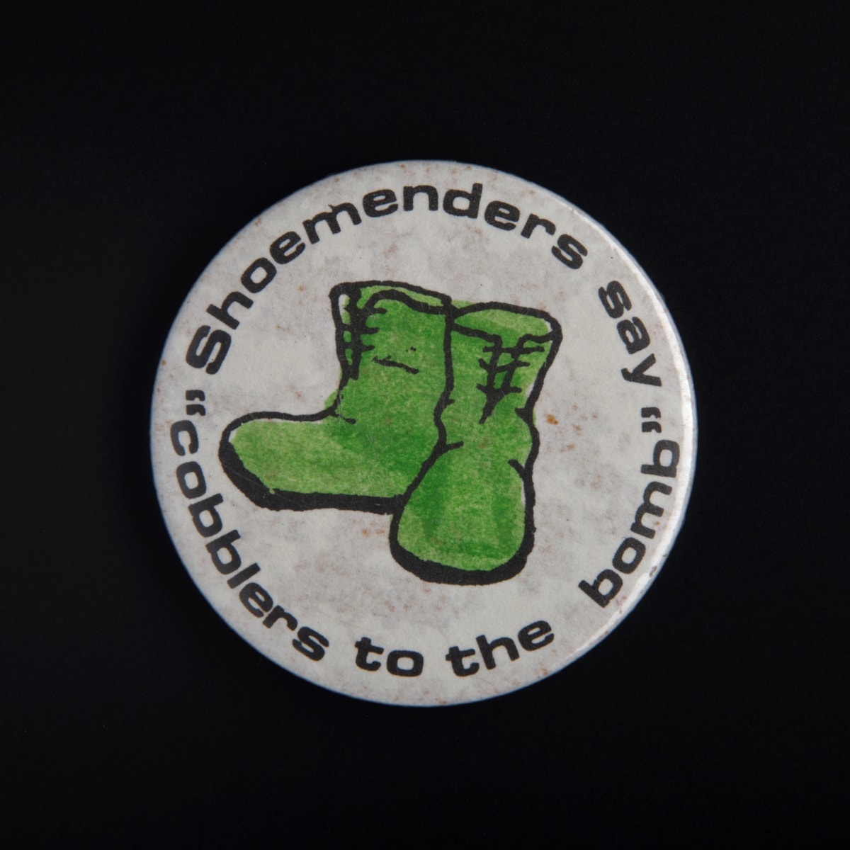 Protest badge, c.1980s Photo © National Museums Scotland (27)