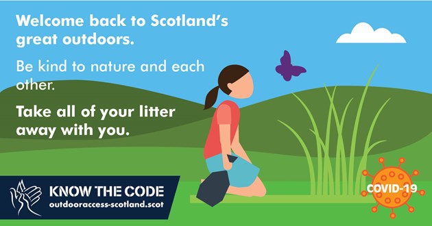 Welcome back to Scotland’s great outdoors but be sure to follow the Code: SOAC P3 - Facebook - 8 - July 2020