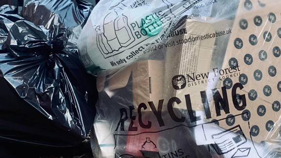 NFDC Christmas and New Year recycling and rubbish collections: NFDC recycling and rubbish sacks