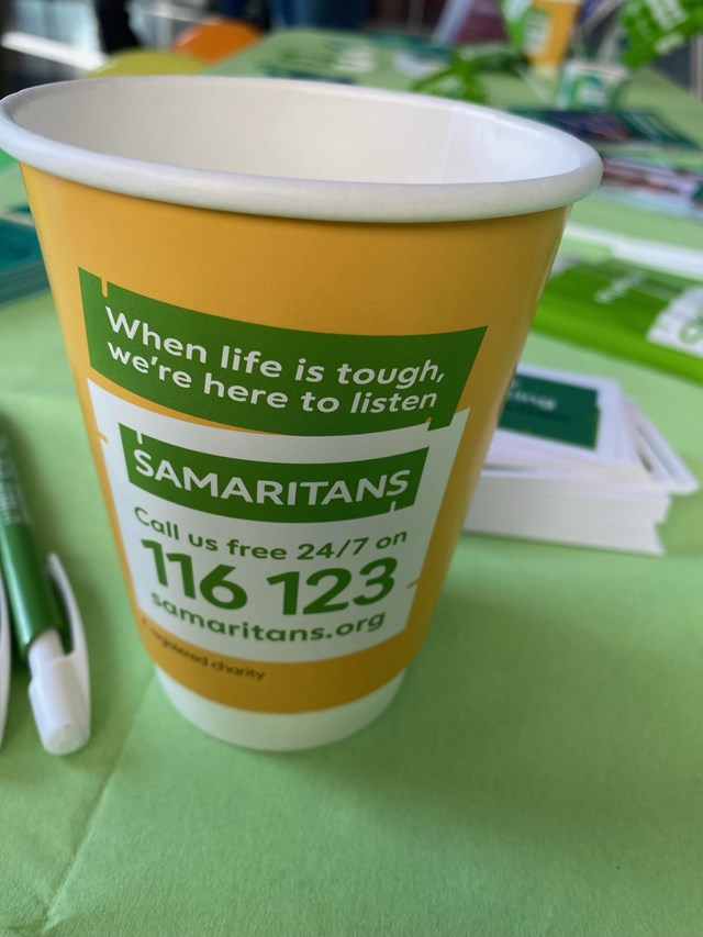 Samaritans cup 2. Photo credit: Samaritans