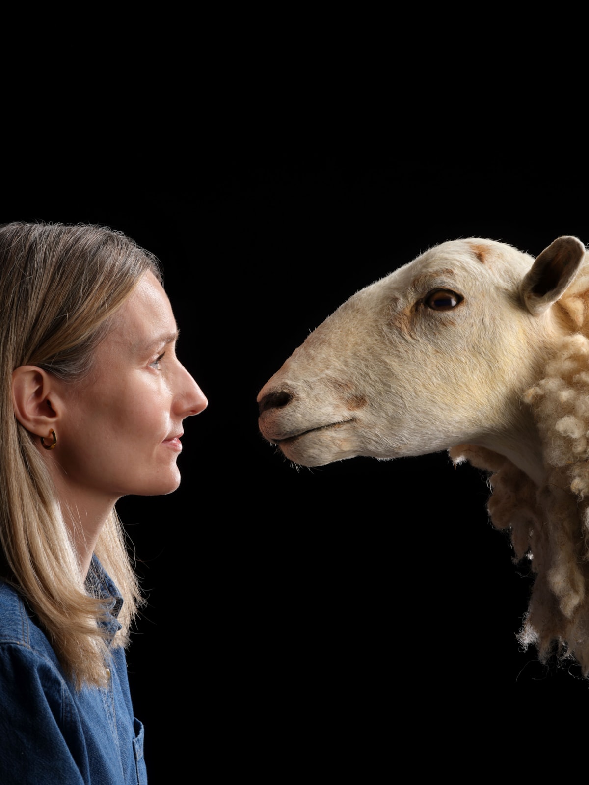 Curator Zena Timmons prepares Morag for display. Photo © National Museums Scotland (5)