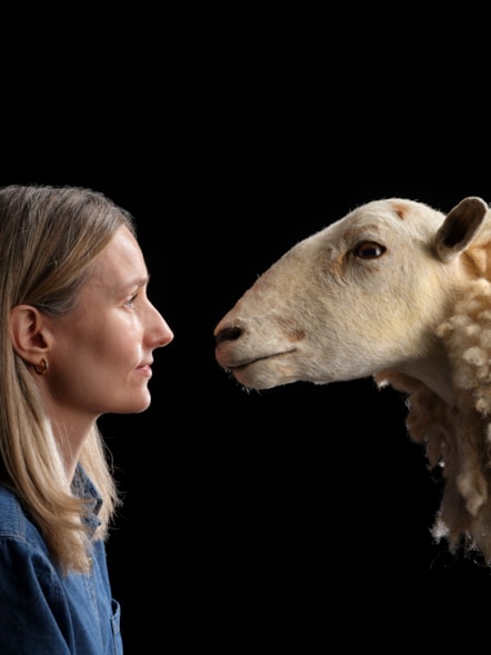 Curator Zena Timmons prepares Morag for display. Photo © National Museums Scotland (5)