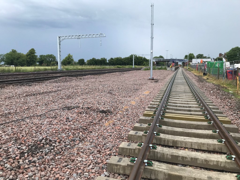 Track improvements between York and Church Fenton