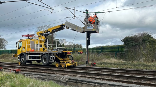Amey teams renewing overhead lines April 2026: Amey teams renewing overhead lines April 2026