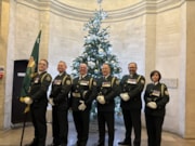 LAS Ceremonial Unit at 2025 carol concert: LAS Ceremonial Unit at 2025 carol concert