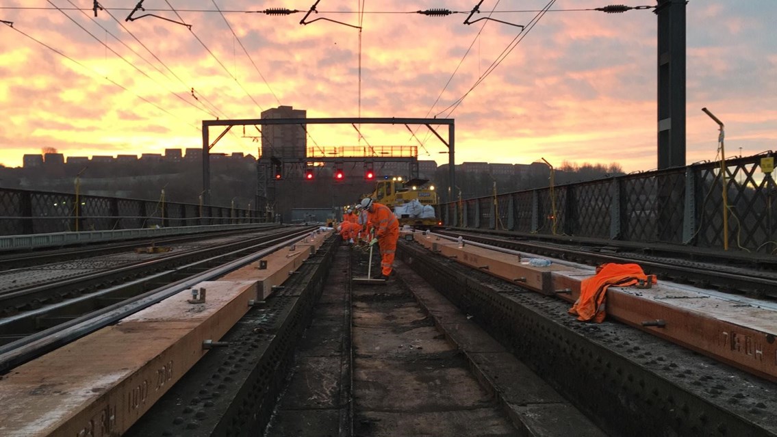 New benefits for rail passengers as 330 projects, worth over £148m, finish on time: Project to keep Newcastle’s railways running reliably completes for another year