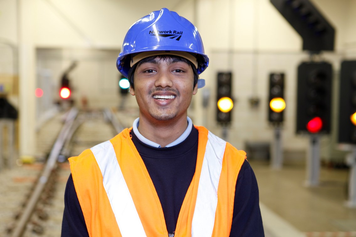 Mohammed Rahman: <b>Mohammed Rahman from Camden</b> joined Network Rail’s advanced apprenticeship scheme in 2008. Now in his second year, Mohammed is based at Paddington depot where he is specialising in telecommunications.