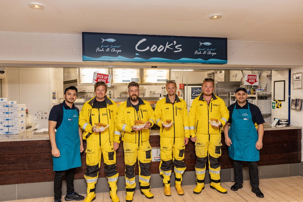 RNLI celebrate Haven's £11,000 Cook's donation
