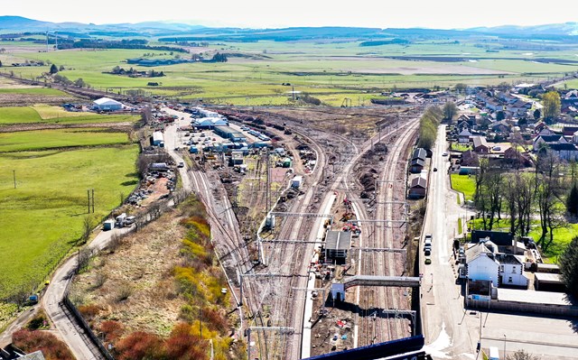 Direct weekday services resume on West Coast mainline: Carstairs Aerial south site