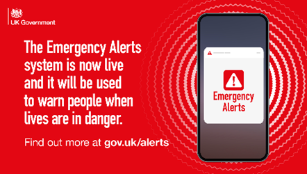 gov.uk - UK Emergency Alerts