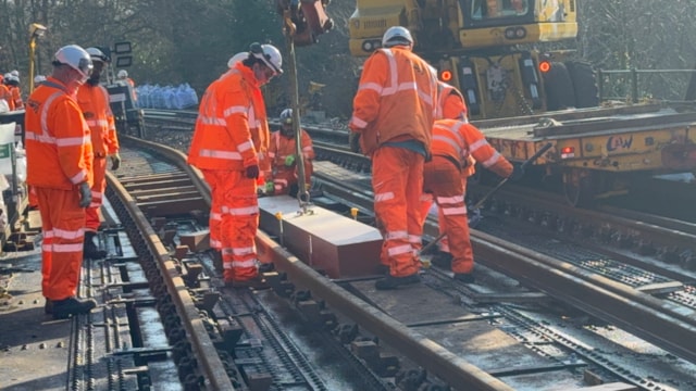 COMPLETED: Train services resume between Guildford and Gatwick Airport following 16-day closure for railway upgrades: North Downs Line-2