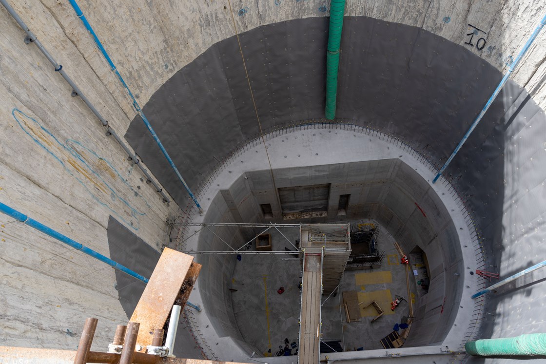 Chalfont St Giles vent shaft looking down Summer 2022