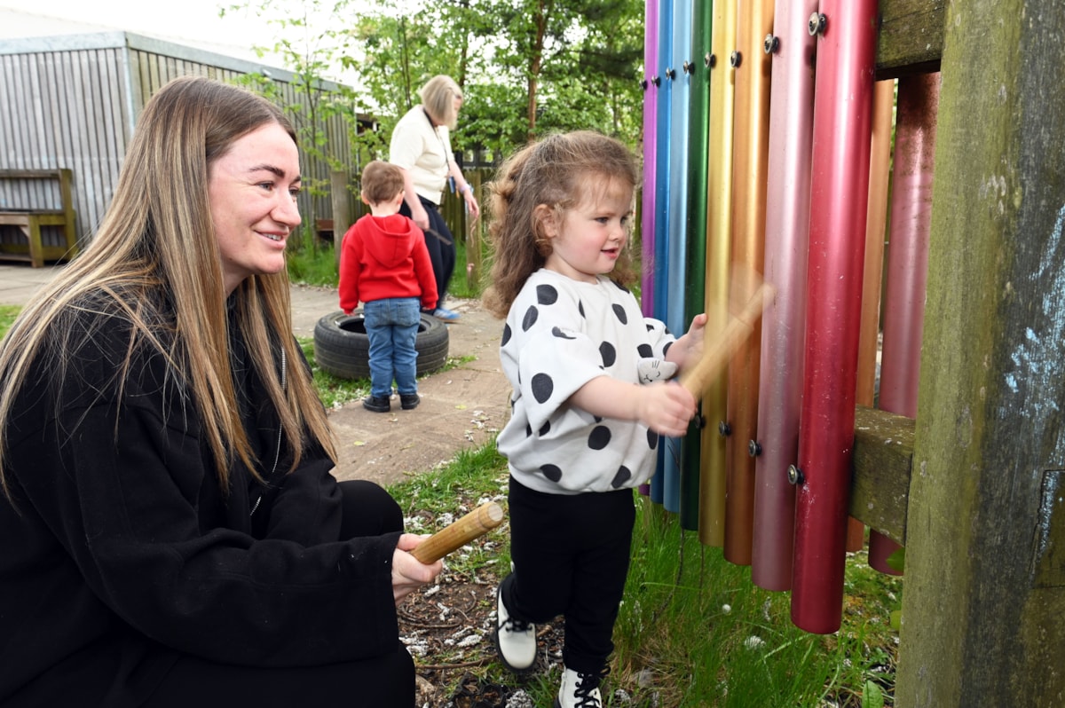 Children from Hillbank ECC