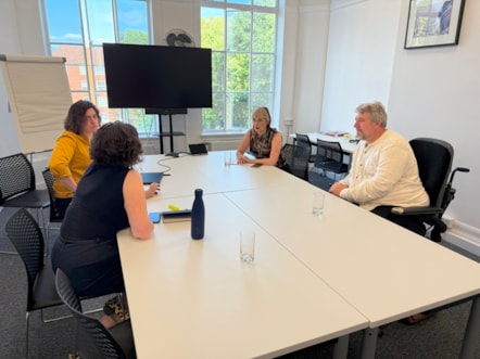 Councillors and Phil Stevens from Disability Action Islington discuss the Pathways to Work consultation