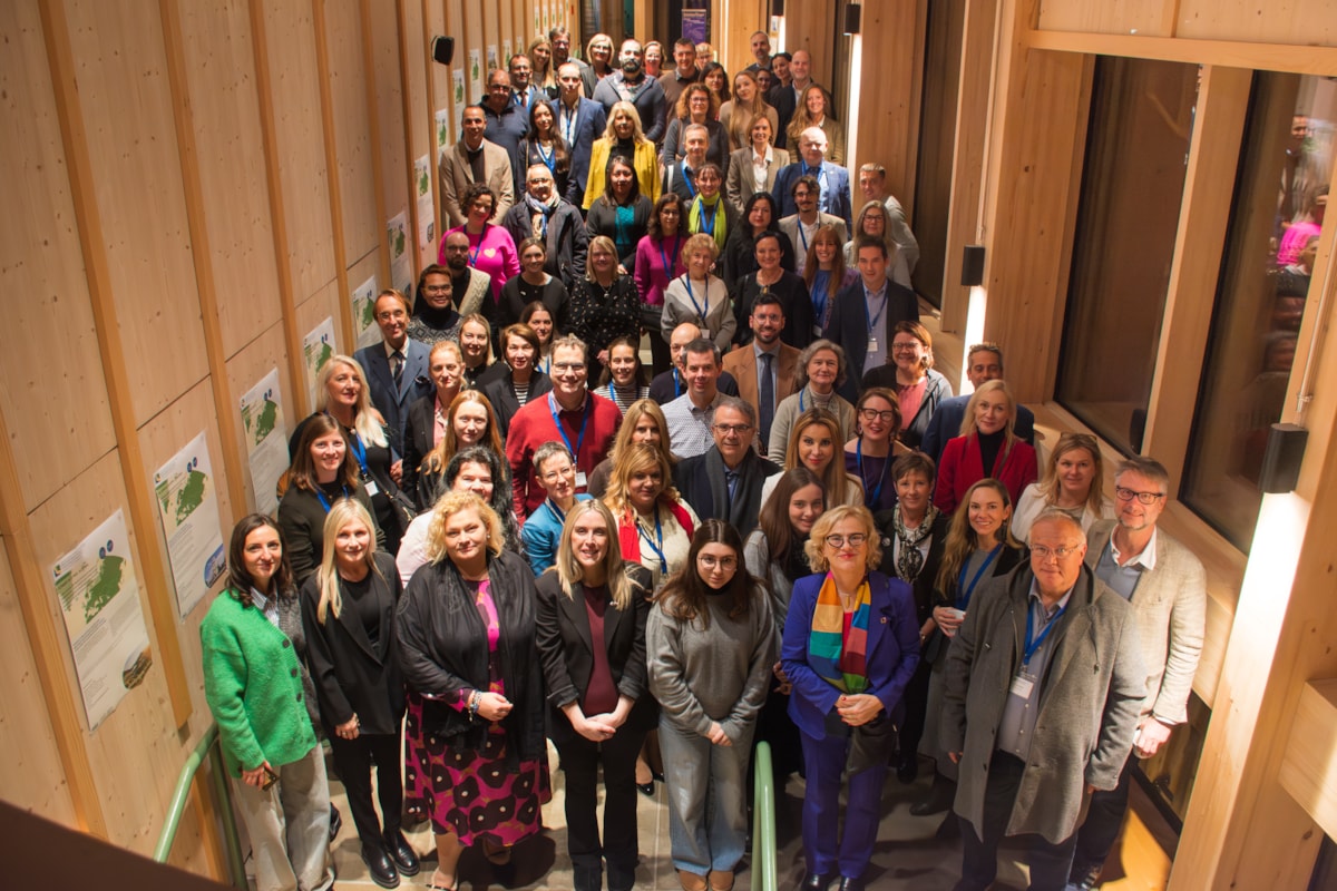 Minister for Mental Health and Wellbeing Sarah Murphy with delegates at the WHO Regions for Health Network Annual Conference; St. Pölten, Austria