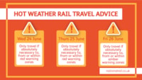 Southeastern extends advice to avoid non essential travel as extreme heat continues across Kent and the South East: Hot weather message
