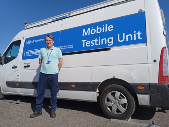 Grounded pilot signs up to work for Mobile Testing Units: MarcusSpinksMTU