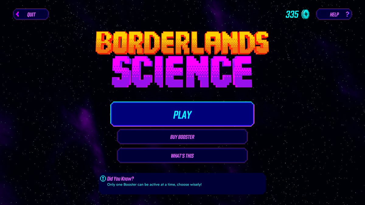 Borderlands-Science UI