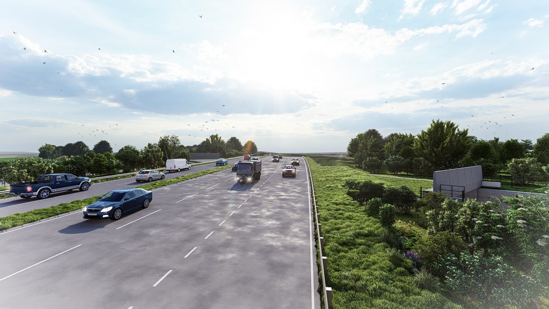 Streethay cutting under the A38