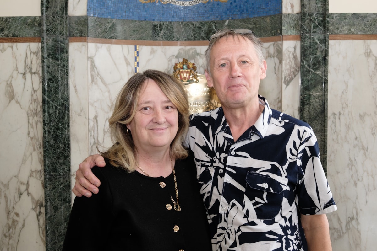 Foster carers Jayne and Roger