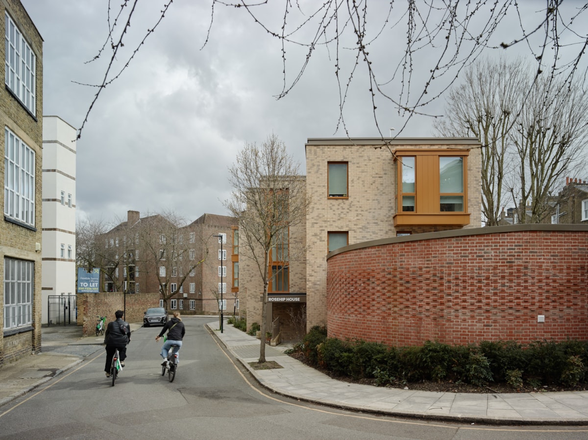 The outside of Rosehip House supported living facility
