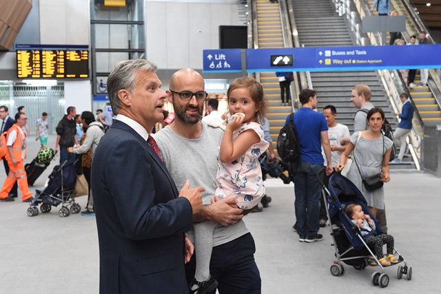 MC with architect: Mark Carne chats with Andrew Byrne, the principal architect at Grimshaw Architects who, along with WSP and Hyder, led the design to develop London Bridge