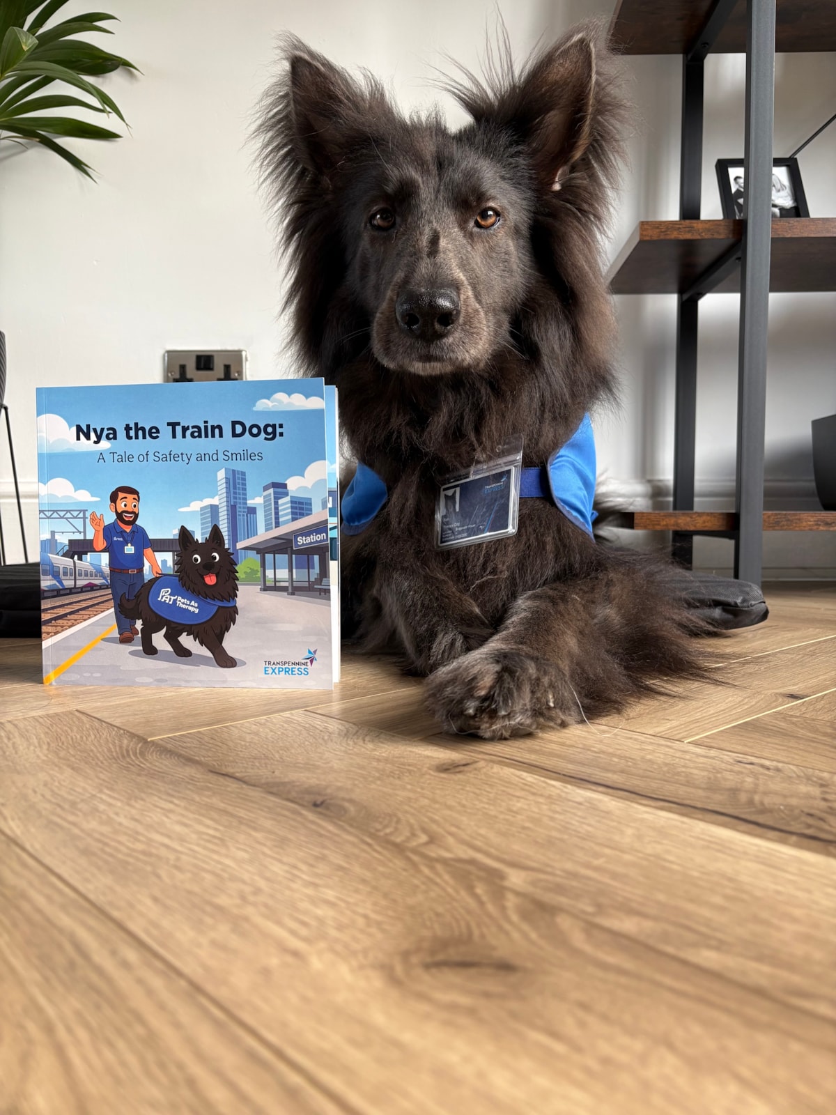 Nya, with her new book