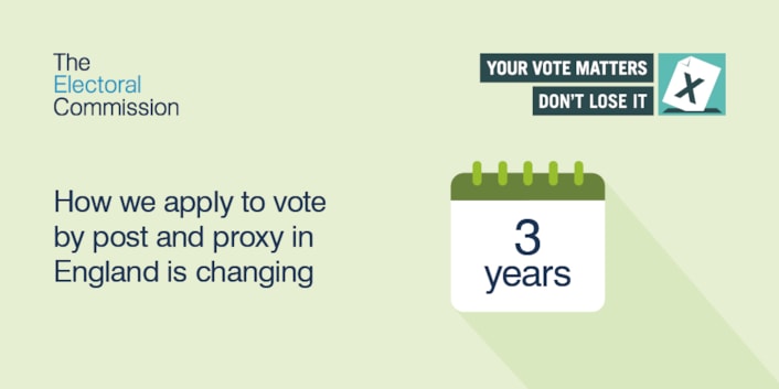 Postal voters in Leeds to receive important information about renewing their details: Oct 2023 Postal Proxy Twitter Organic 4