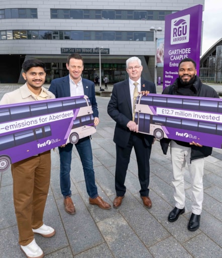 First Bus Partners with Robert Gordon University to Announce £12.7million Investment in Electric Bus Fleet