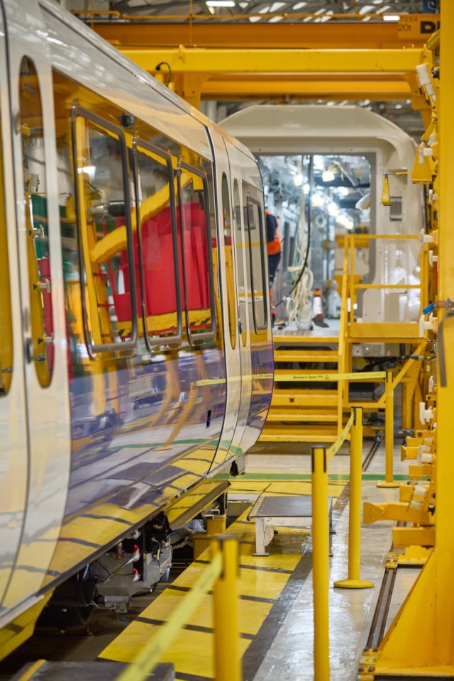 TfL Image - Construction of the new Elizabeth line trains (5)