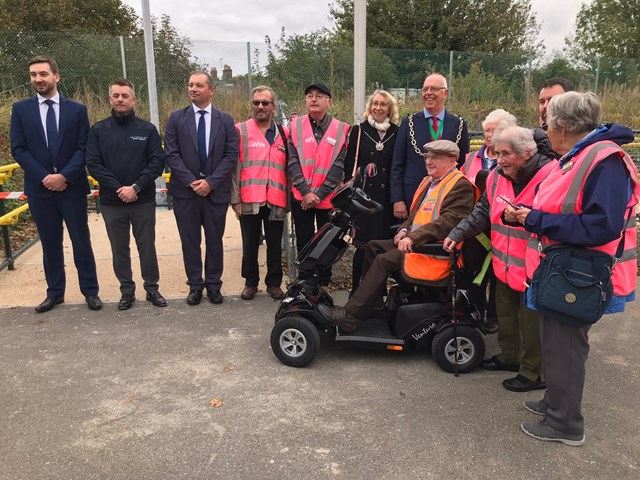 New ramp means easier access for passengers at Dorchester West station and new direct route to Dorset hospital: Dorchester Accessibility Ramp (4)